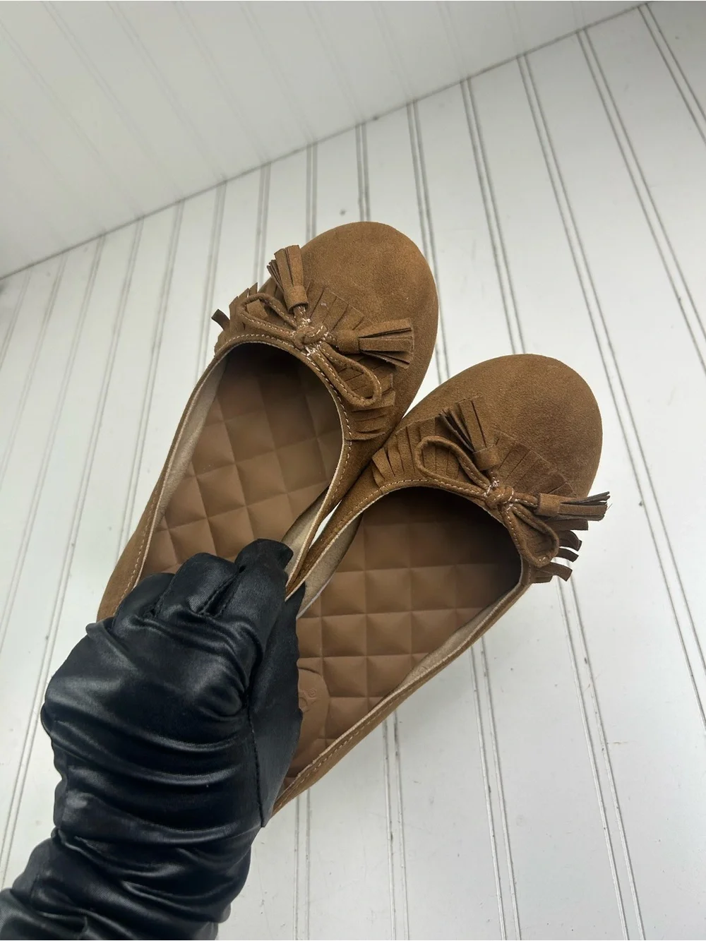 Mudd brown faux